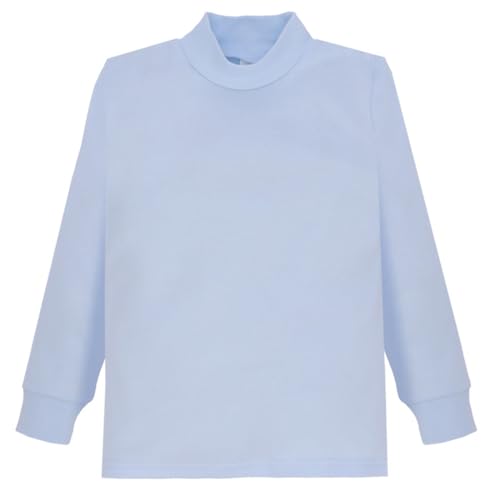 Ellepi Jungen Kinder Maedchen Langarmshirt mädchen Pullover Shirt Rollkragen Rollkragenpullover Weiss schwarz Langarm Tshirt Rolli Longsleeve Pulli unterhemd Rollkragenshirt Junge, Hellblau, 3 Jahre Ellepi Jungen Kinder Maedchen Langarmshirt mädchen Pullover Shirt Rollkragen Rollkragenpullover Weiss schwarz Langarm Tshirt Rolli Longsleeve Pulli unterhemd Rollkragenshirt Junge, Hellblau, 3 Jahre von Ellepi