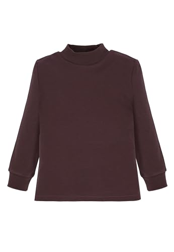 Ellepi Jungen Kinder Maedchen Langarmshirt mädchen Pullover Shirt Rollkragen Rollkragenpullover Weiss schwarz Langarm Tshirt Rolli Longsleeve Pulli unterhemd Rollkragenshirt Junge von Ellepi