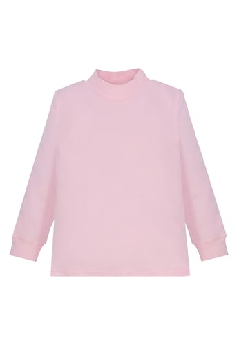 Ellepi Jungen Kinder Maedchen Langarmshirt mädchen Pullover Shirt Rollkragen Rollkragenpullover Weiss schwarz Langarm Tshirt Rolli Longsleeve Pulli unterhemd Rollkragenshirt Junge von Ellepi