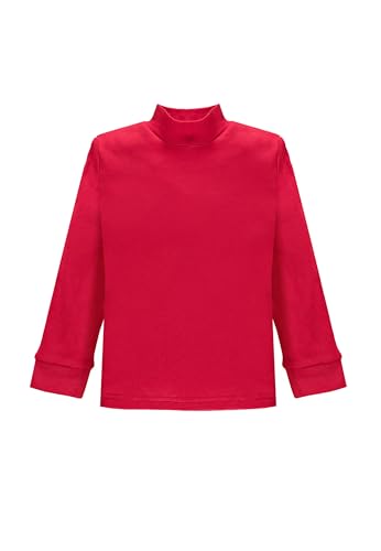 Ellepi Jungen Kinder Maedchen Langarmshirt mädchen Pullover Shirt Rollkragen Rollkragenpullover Weiss schwarz Langarm Tshirt Rolli Longsleeve Pulli unterhemd Rollkragenshirt Junge von Ellepi