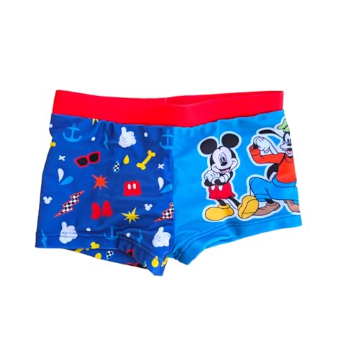 Kinderkostüm Disney Mickey Meer Bad Boxer Pool Monate Jahre Jungen Parigamba Schwimmen Höschen Neugeborene Kinder Kleidung Geschenk, Micky Maus Blau, 18 Monate von Ellepi