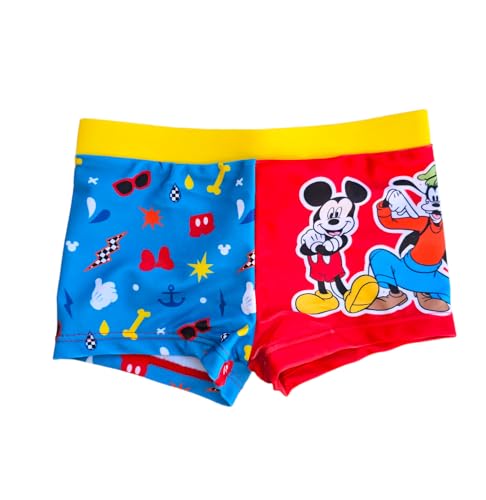 Kinderkostüm Disney Mickey Meer Bad Boxer Pool Monate Jahre Jungen Parigamba Schwimmen Höschen Neugeborene Kinder Kleidung Geschenk, Micky Maus Rot, 18 Monate von Ellepi