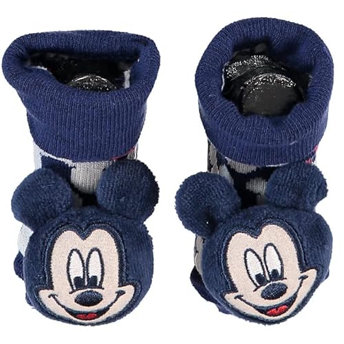 Socken Neugeborene, Disney, Micky Maus, Minnie, Geschenk Monat, Geburt, Baby, Geschenke, Mädchen, Neugeborenes, Junge, Kinder, Babyparty, Baumwolle, Accessoires, Babyschuhe (Topolino Blu) von Ellepi