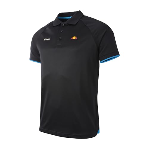 ELLESSE Herren Albereto Polo Polohemd, Schwarz, L von Ellesse