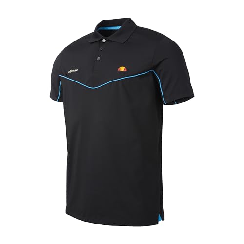 ELLESSE Herren Murata Polo Polohemd, Schwarz, M von Ellesse