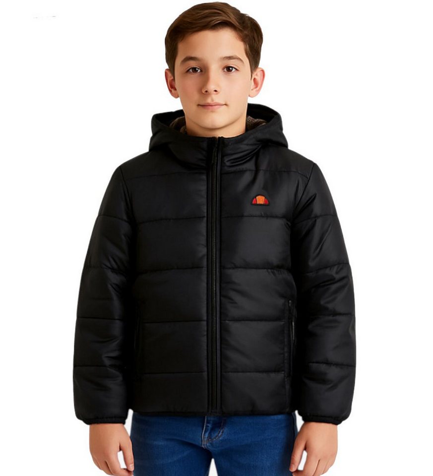 Ellesse Allwetterjacke Ellesse Kinderjacke Jungen Winterjacke 8 9 10 11 12 13 14 Jahre Ellesse Kinderjacke mit Kapuze von Ellesse