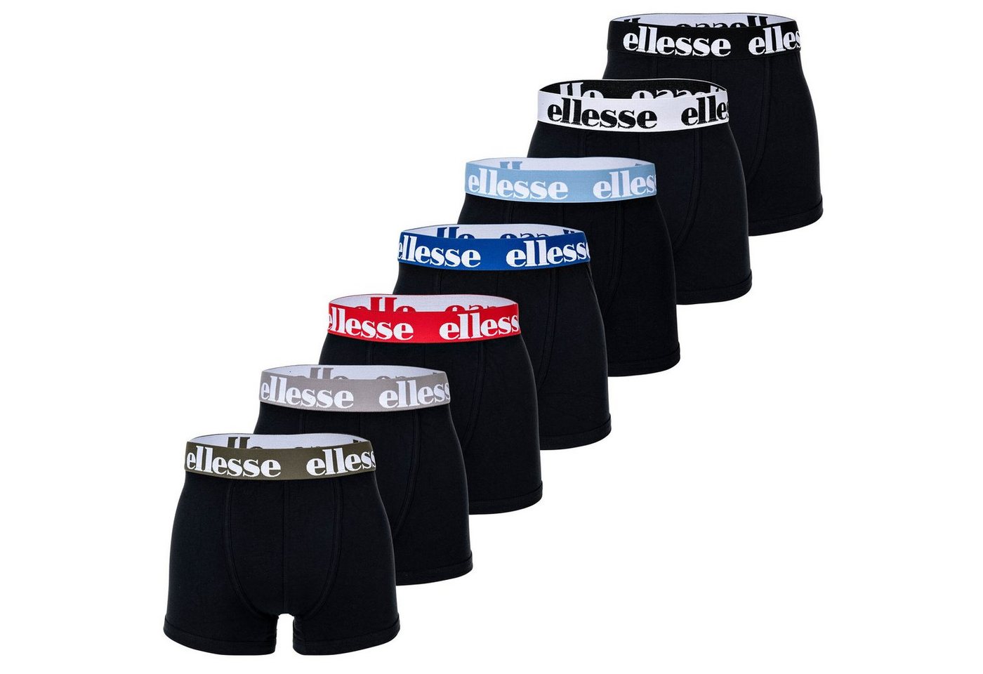 Ellesse Boxer Herren Boxer Shorts, 7er Pack - Yema 7 Pack Boxer von Ellesse