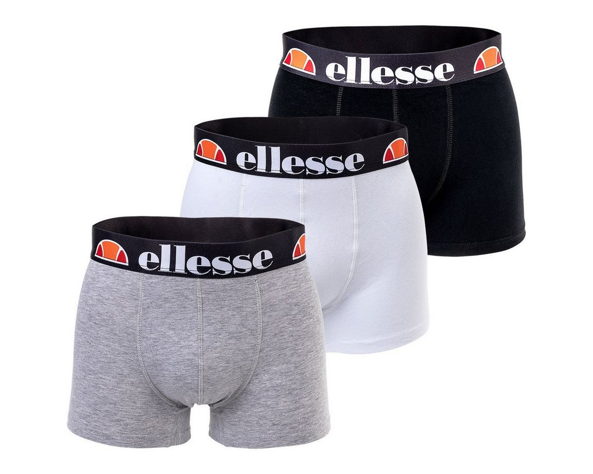 Ellesse Boxer Herren Boxer Shorts GRILLO, 3er Pack - Fashion von Ellesse