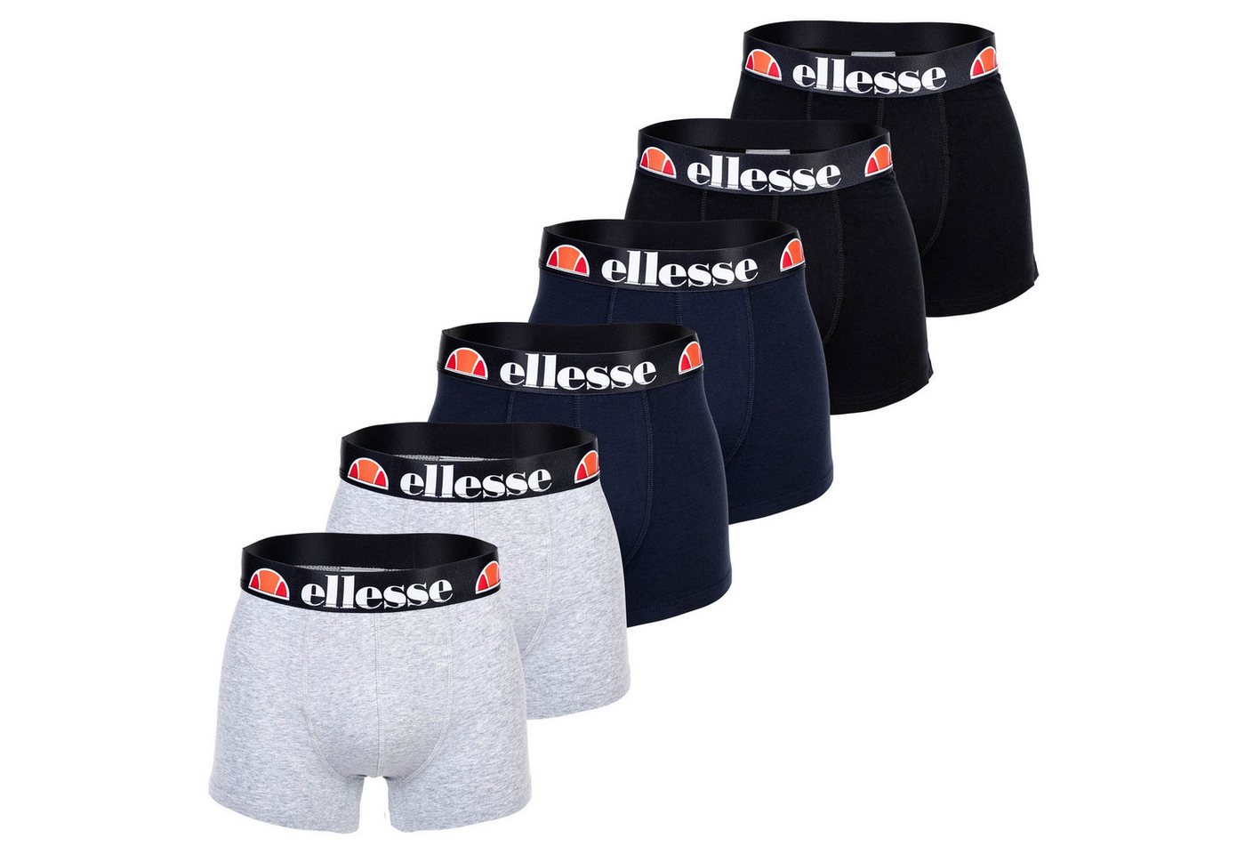 Ellesse Boxer Herren Boxershort 6er Pack Baumwolle (Packung, 6er Pack) von Ellesse