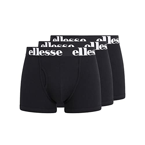 Ellesse Hali Boxershorts Underwear 3er Pack (S, Black) von Ellesse