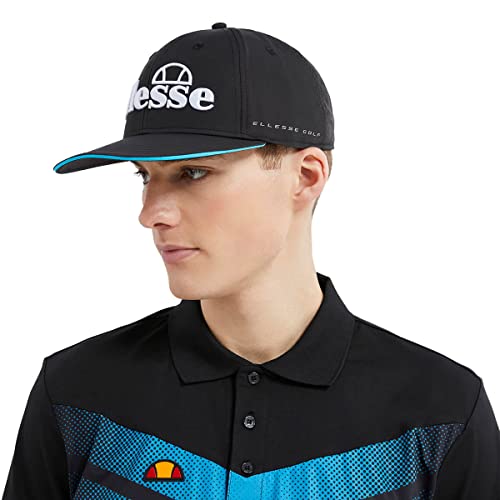 Ellesse Unisex Pineta Flat Peak Cap Verschluss, Schwarz, Einheitsgröße von Ellesse