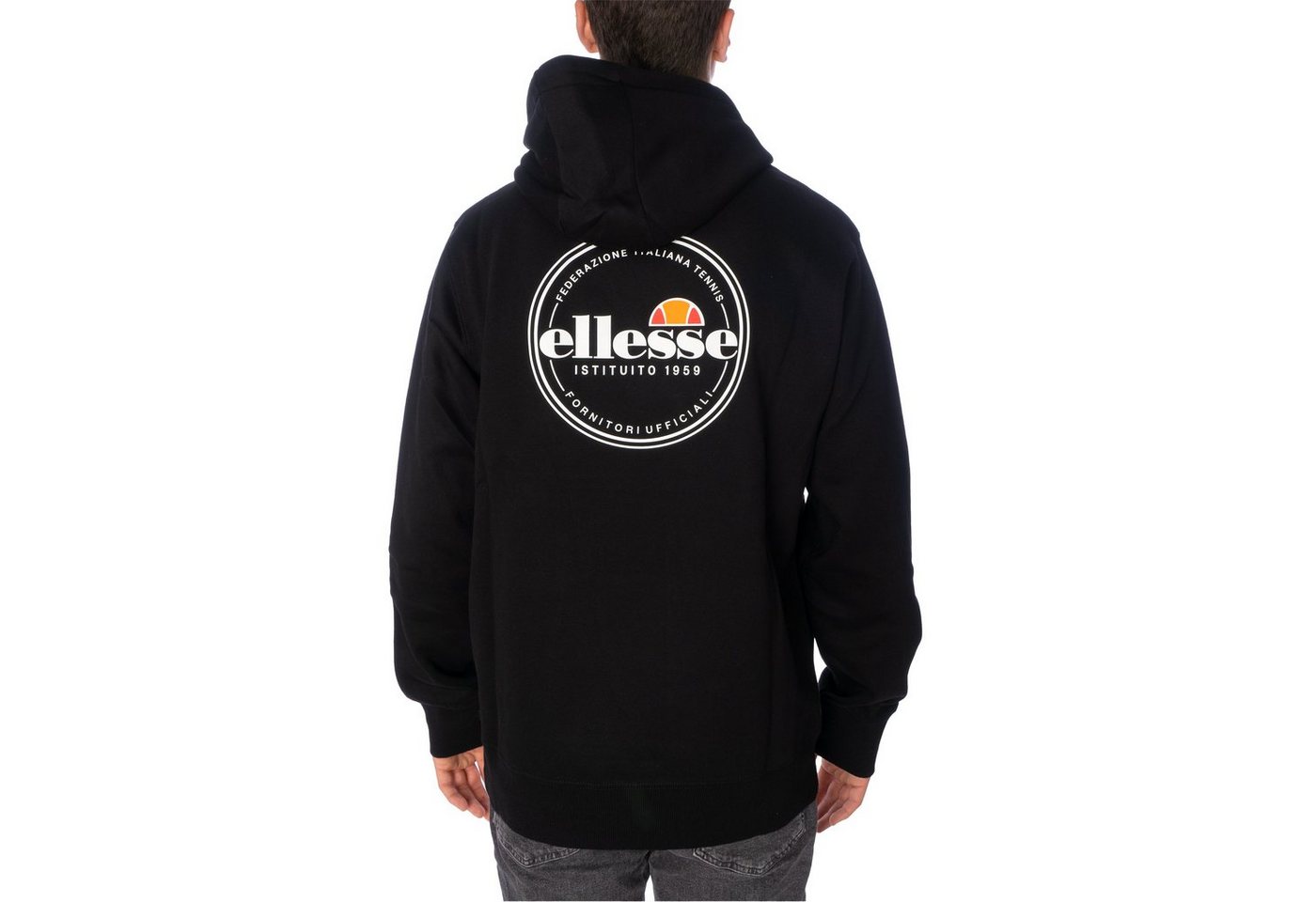 Ellesse Hoodie Ellesse Solloeva OH Hoody Hoodie Herren Kauzenpullover schwarz (1-tlg) von Ellesse