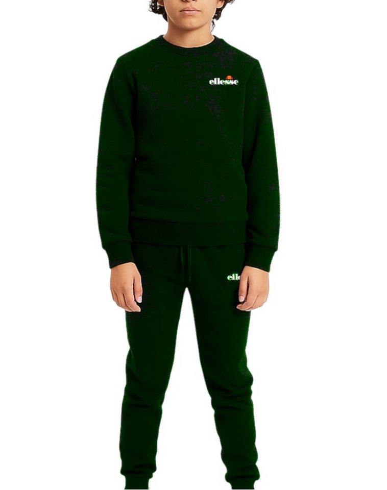 Ellesse Jogginganzug Ellesse Kinder Jogginganzug Sportanzug Jungen + Mädchen 8–14 Jahre (Set, 2 Teile Sweatshirt + Jogginghose), Kinder Sportanzug Ellesse 8 - 14 Jahre von Ellesse