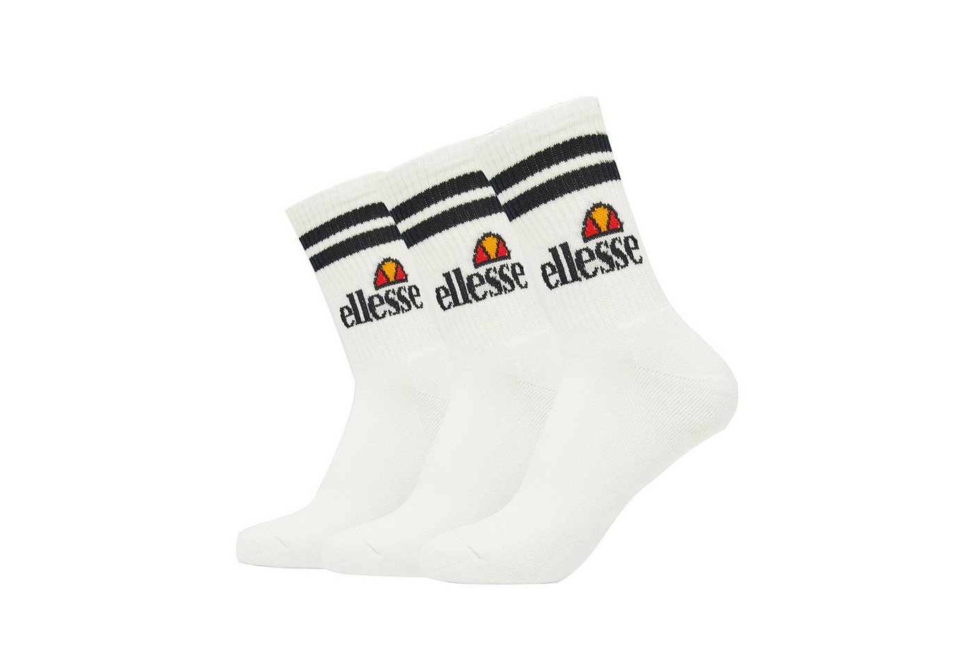 Ellesse Kurzsocken Unisex Sportsocken PULLO, 3 Paar - Tennissocken von Ellesse