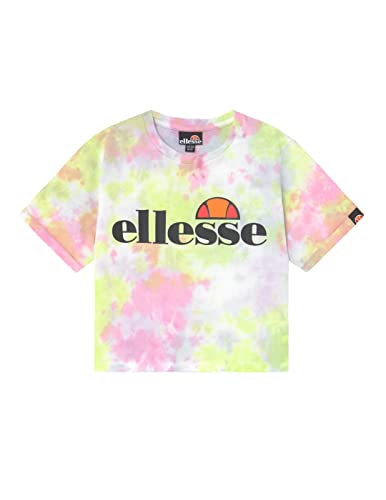 Ellesse - Nicky Tie Dye Crop T-Shirt - für Mädchen, Knüpfbatik, 10 Jahre von Ellesse