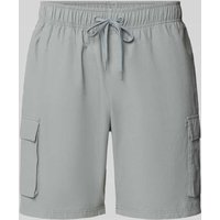 Ellesse Regular Fit Cargoshorts mit Eingrifftaschen Modell 'UMANI' in Mittelgrau, Größe M von Ellesse