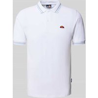 Ellesse Regular Fit Poloshirt mit Logo-Badge Modell 'ROOKS' in Weiss, Größe L von Ellesse