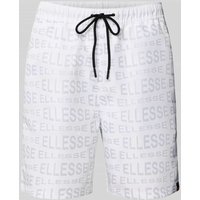 Ellesse Regular Fit Shorts mit Tunnelzug Modell 'DISTORTA' in Weiss, Größe L von Ellesse