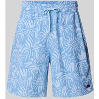 Ellesse Relaxed Fit Shorts mit Logo-Badge Modell 'SCORCHANO' in Hellblau, Größe XXL von Ellesse