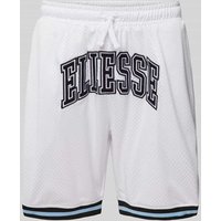 Ellesse Shorts mit elastischem Bund in Weiss, Größe L von Ellesse