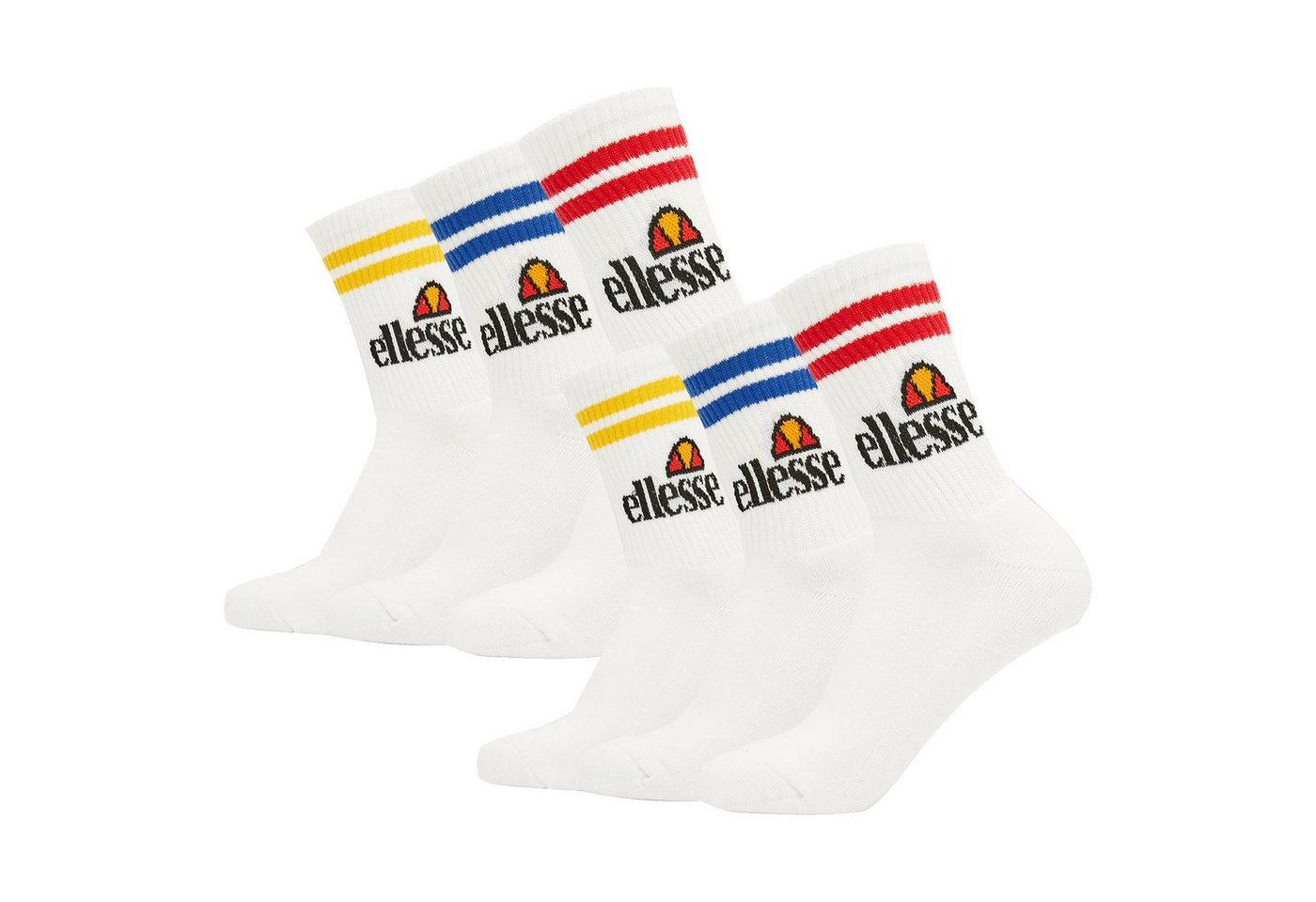 Ellesse Sportsocken Unisex Sportsocken PULLO, 6 Paar - Tennissocken von Ellesse