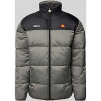 Ellesse Steppjacke mit Label-Stitchings Modell 'CALOROSO' in Mittelgrau, Größe XXL von Ellesse