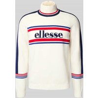 Ellesse Strickpullover mit Stehkragen Modell 'PELLINI' in Offwhite, Größe XXL von Ellesse
