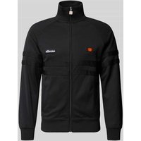 Ellesse Sweatjacke mit Label-Patch Modell 'RIMINI' in Black, Größe XL von Ellesse