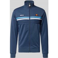 Ellesse Sweatjacke mit Label-Patch Modell 'VICENZA TRACK' in Dunkelblau, Größe L von Ellesse