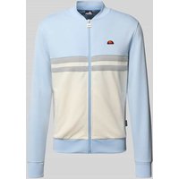 Ellesse Sweatjacke mit Logo-Badge Modell 'RISANI' in Hellblau, Größe XXL von Ellesse