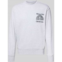 Ellesse Sweatshirt mit Label-Stitching in Hellgrau, Größe M von Ellesse