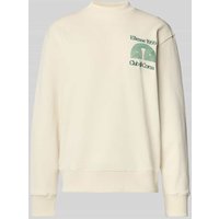 Ellesse Sweatshirt mit Label-Stitching in Offwhite, Größe XXL von Ellesse