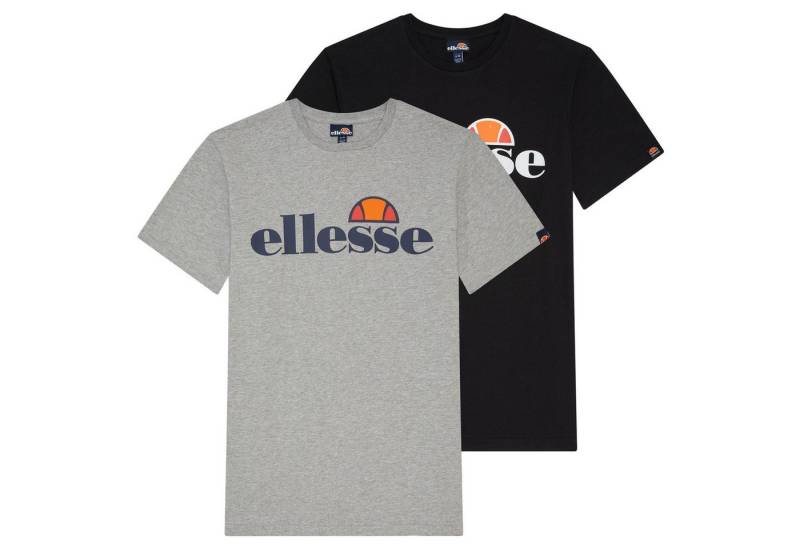Ellesse T-Shirt Herren T-Shirt 2er Pack Baumwolle PRADO (Packung, 2er Pack) von Ellesse