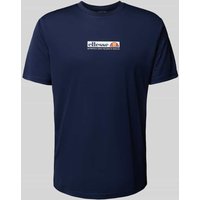 Ellesse T-Shirt mit Label-Print Modell 'CORBOBA' in Dunkelblau, Größe XXL von Ellesse