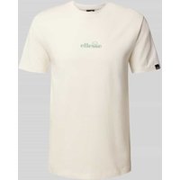 Ellesse T-Shirt mit Label-Print Modell 'OLLIO' in Offwhite, Größe XXL von Ellesse