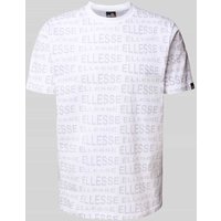 Ellesse T-Shirt mit Label-Prints Modell 'DISTORTA' in Weiss, Größe XXL von Ellesse