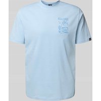 Ellesse T-Shirt mit Motiv- und Label-Print Modell 'TROPICOSA' in Hellblau, Größe XXL von Ellesse