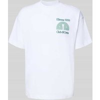 Ellesse T-Shirt mit Rundhalsausschnitt Modell 'CLUB DI CORSA' in Weiss, Größe XXL von Ellesse