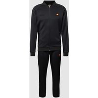 Ellesse Trainingsanzug mit Label-Patch Modell 'BUNERO' in Black, Größe S von Ellesse