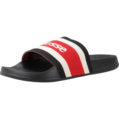 Ellesse Unisex Badesandalen LS50 Slide, Farbe:black/red, Größe:43 von Ellesse