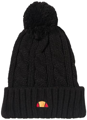 ellesse Damen Hanna Pom Beanie Mütze, Schwarz, Einheitsgröße von Ellesse