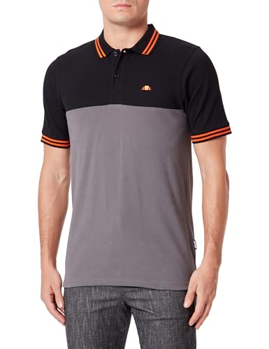 ellesse Herren Brentio Polo Poloshirt, schwarz/grau, L von Ellesse