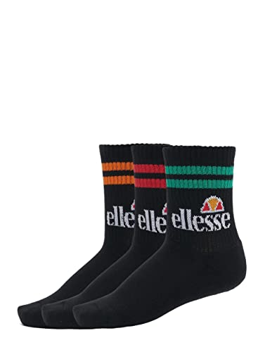 Ellesse Socken PULLO 3PK SAAC1208 Schwarz Grün Orange Rot, Size: 43-46.5 EU von Ellesse