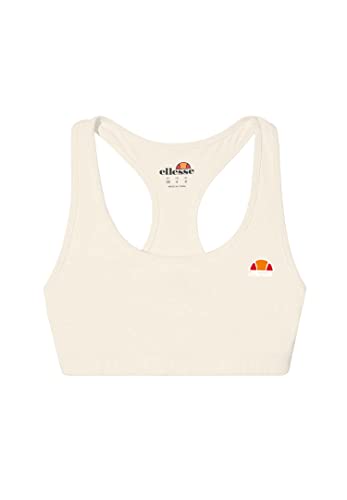 ellesse Sostino Bra Top Damen Bustier Sport BH SRN09911 Beige, Bekleidungsgröße:L von Ellesse