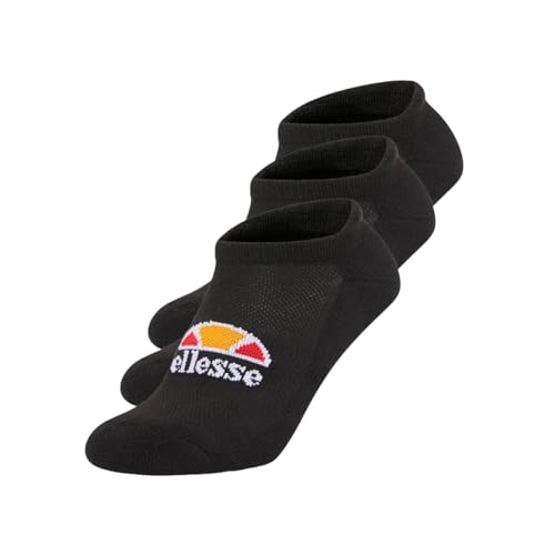 ellesse Unisex Rebi 3er Pack Trainer Liner Socken, Schwarz, 7-11 von Ellesse
