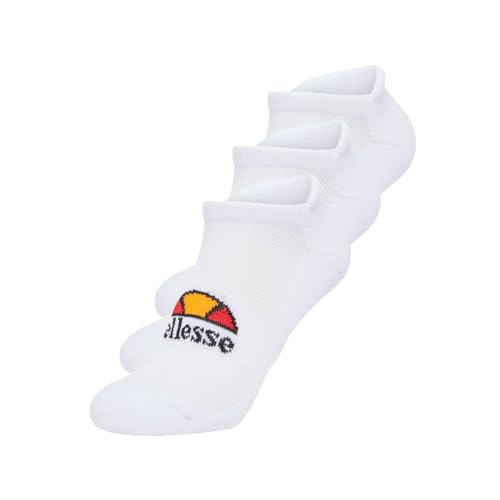 ellesse Unisex Rebi 3er Pack Trainer Liner Socken, weiß, 7-11 von Ellesse