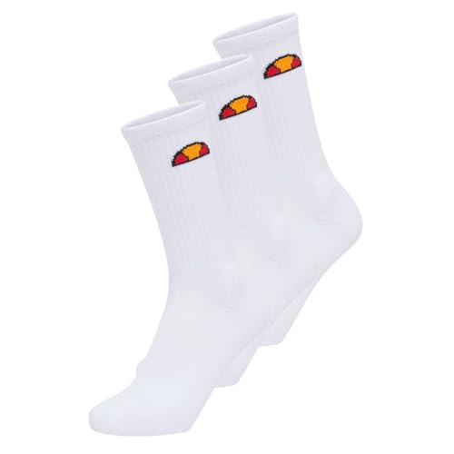 ellesse Unisex Tisbi 3er-Pack Socken, weiß, 4-8 von Ellesse