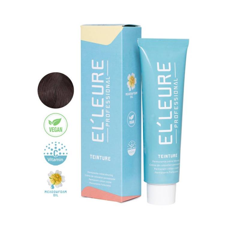 Elleure Haarfarbe Elleure Teinture 4.6 Mittelrotbraun 100ml von Elleure