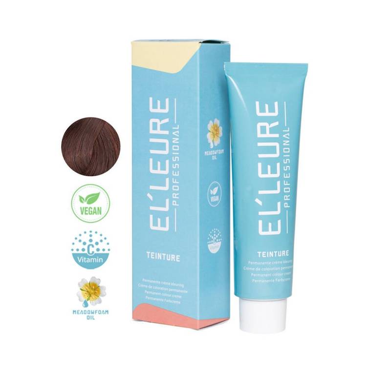 Elleure Haarfarbe Elleure Teinture 6.5 Dunkles Mahagoni Blond 100ml von Elleure