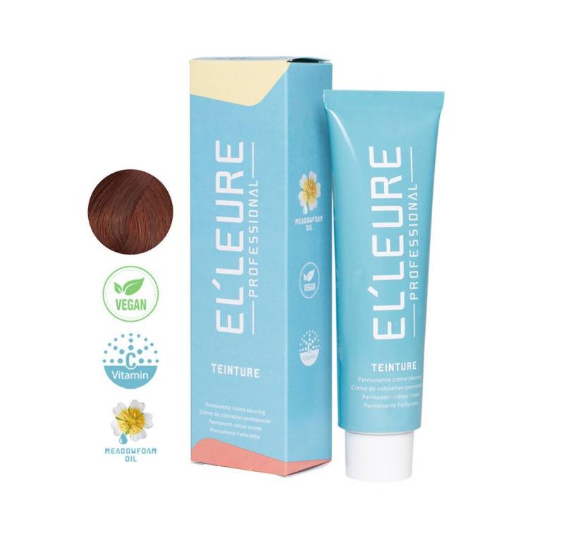 Elleure Haarfarbe Elleure Teinture 7.6 Mittelrot Blond 100ml von Elleure